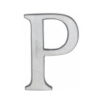 M Marcus Heritage Brass Letter P - Pin Fix 51mm